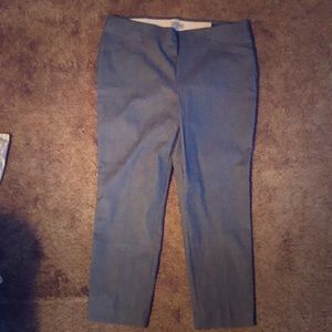 Dress pant capris gray